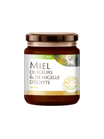 MIEL BIO DE FLEURS DE NIGELLE D'ÉGYPTE