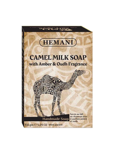 SAVON AU LAIT DE CHAMELLE, AMBRE ET OUD (150G)
