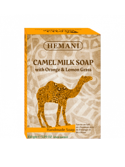 SAVON AU LAIT DE CHAMELLE, ORANGE ET CITRONNELLE (150G)