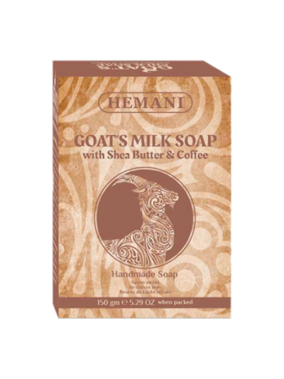 SAVON AU LAIT DE CHÈVRE, BEURRE DE KARITÉ ET CAFÉ (150G)