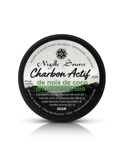 CHARBON ACTIF DE DE NOIX DE COCO BIO